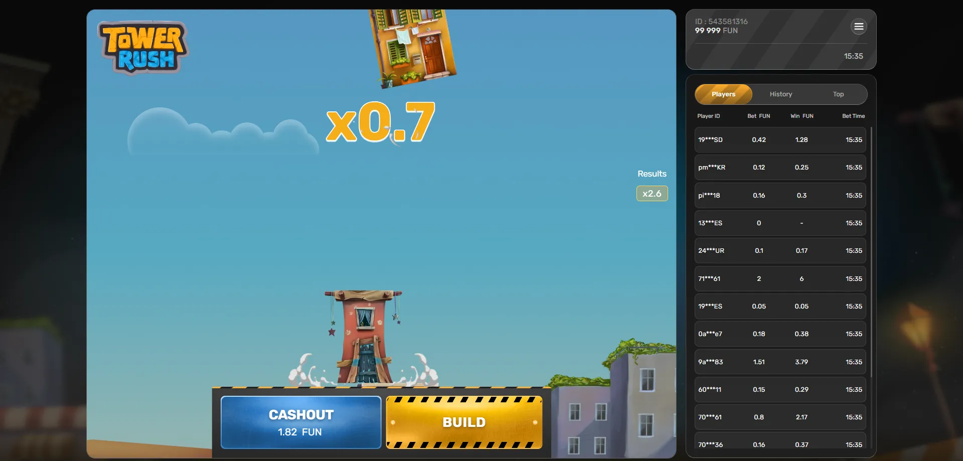 نظرة عامة على قواعد لعبة Tower Rush وعدالتها للاعبين